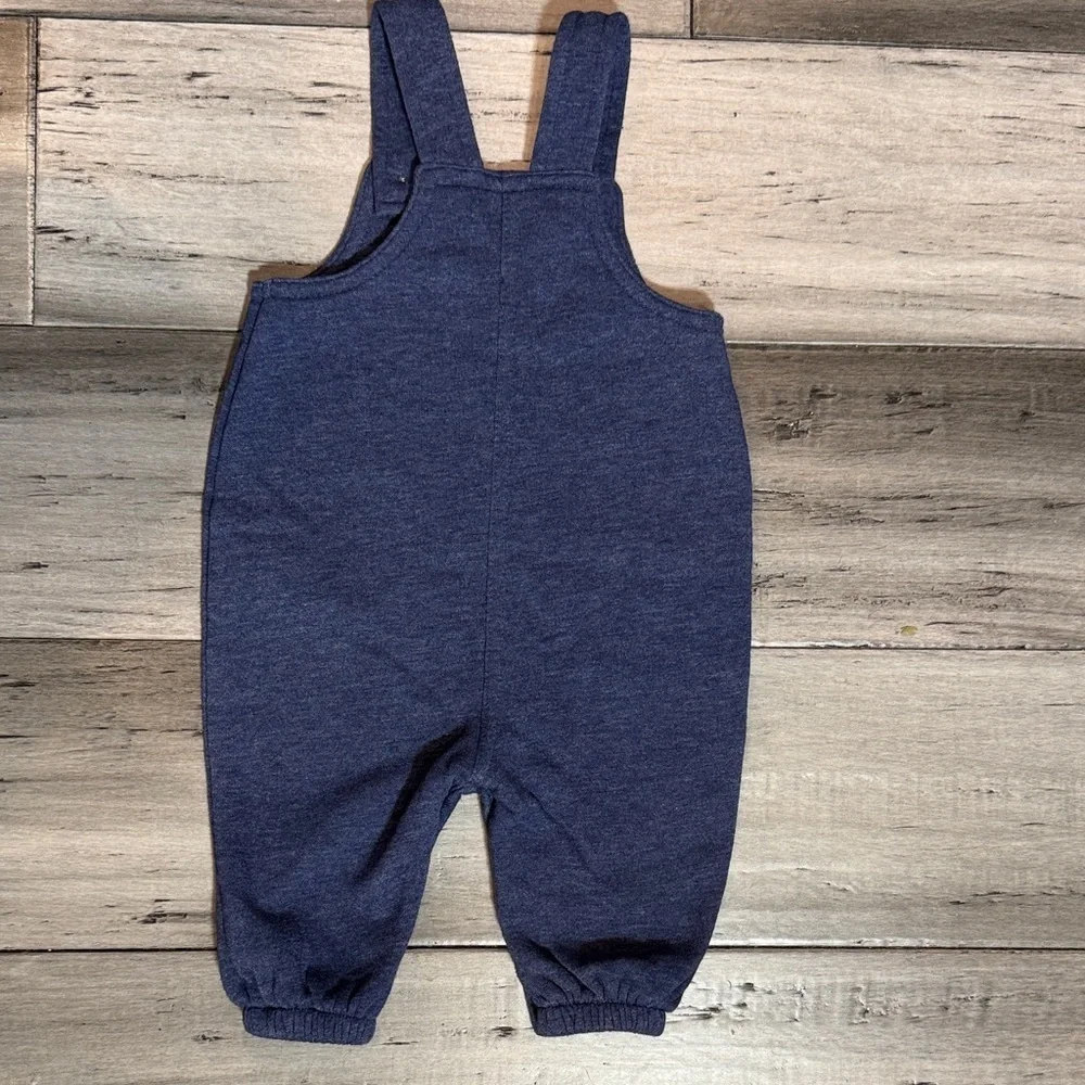 NWOT Unbranded Navy Blue Cotton Blend Kids Overalls